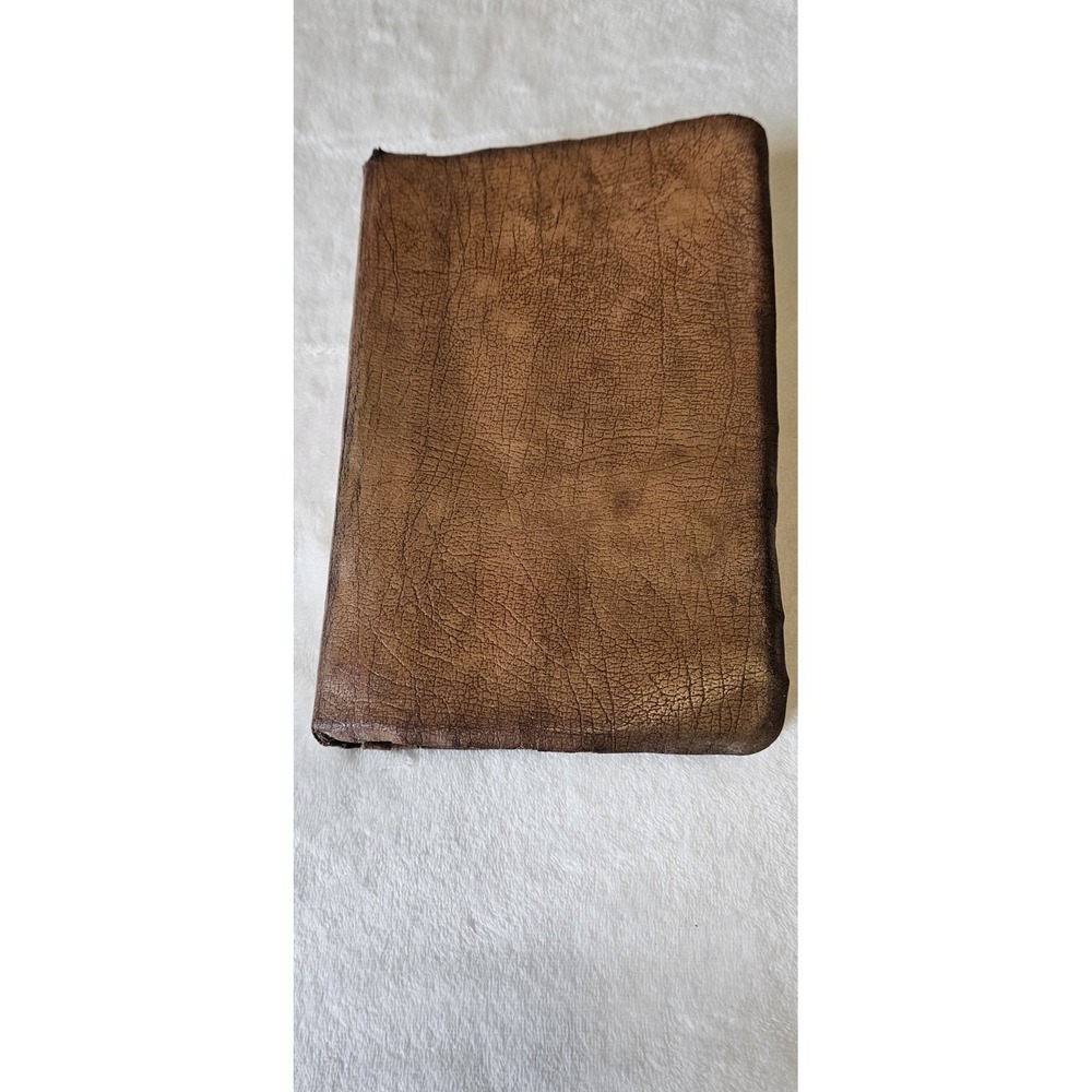 Vintage 1945 Scofield Oxford KJV Bible Genuine Cowhide Leather Reference Edition